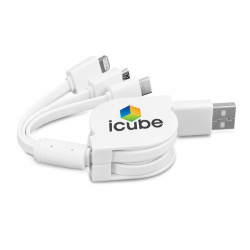 Picture of Retractable 3-in-1 Charging Cable