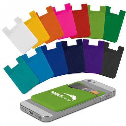 Picture of Silicone Phone Wallet - Indent