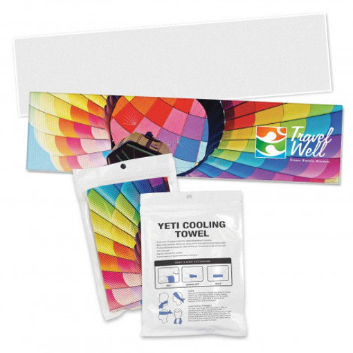 Picture of Yeti Premium Cooling Towel - Full Colour - Pouch