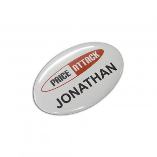 Picture of Button Badge Oval - 65 x 45mm