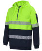 Picture of HI VIS 1/2 ZIP SEGMENTED TAPE HOODIE