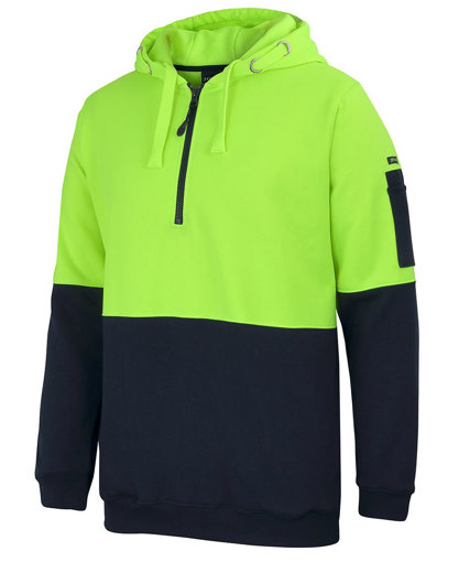 Picture of HI VIS 1/2 ZIP HOODIE