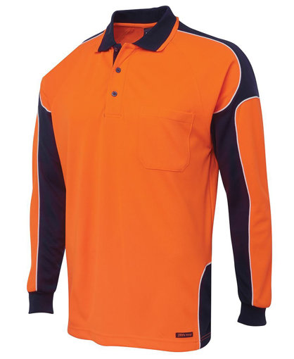 Picture of HI VIS L/S ARM PANEL POLO