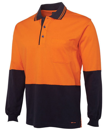 Picture of HI VIS L/S COTTON POLO