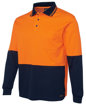 Picture of HI VIS L/S COTTON BACK POLO