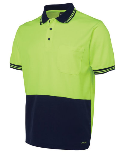 Picture of HI VIS S/S COTTON BACK POLO