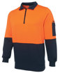 Picture of HI VIS 1/2 ZIP FLEECY SWEAT