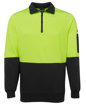 Picture of HI VIS 1/2 ZIP FLEECY SWEAT