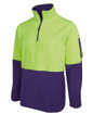 Picture of HI VIS 1/2 ZIP POLAR FLEECE