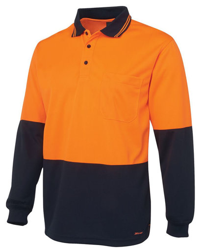 Picture of HI VIS L/S TRAD POLO