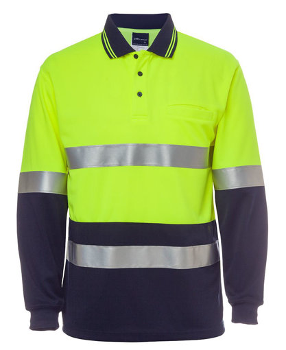 Picture of HI VIS L/S (D+N) TRADITIONAL POLO