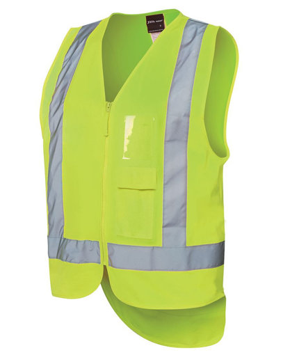 Picture of HI VIS ZIP DROP TAIL H PATTERN (D+N) VEST