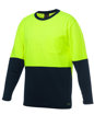 Picture of HI VIS LONG SLEEVE TRADITIONAL T-SHIRT