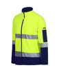 Picture of LADIES HI VIS |D+N| SOFTSHELL JACKET WITH REFLECTIVE TAPE
