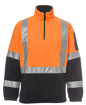 Picture of HI VIS (D+N) H PATTERN BIOMOTION 1/2 ZIP POLAR FLEECE