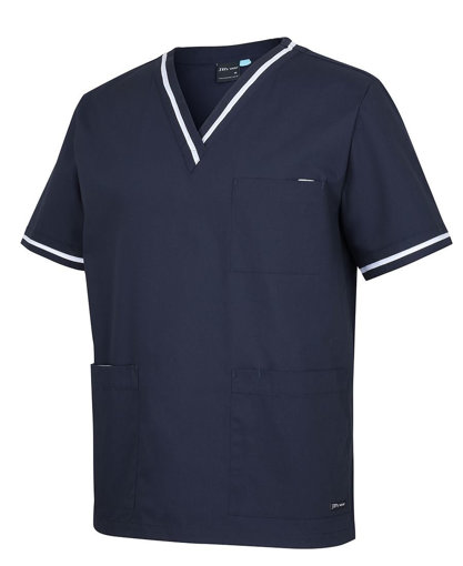 Picture of CONTRAST SCRUBS TOP