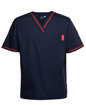 Picture of CONTRAST SCRUBS TOP