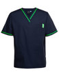Picture of CONTRAST SCRUBS TOP