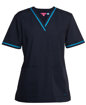 Picture of LADIES CONTRAST SCRUBS TOP