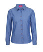 Picture of LADIES CLASSIC L/S FINE CHAMBRAY SHIRT