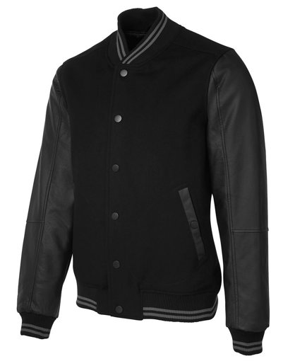 Picture of ART LEATHER BASEBALL JACKET