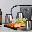 Picture of Stemless Stainless Steel Wine Glass Set