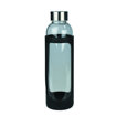 Picture of Sleeve Glass Drink Bottle with Stainless Steel Lid